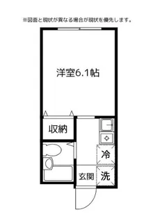 コーポ呉福【1階】の間取り