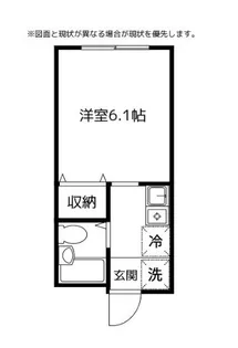コーポ呉福【1階】の間取り