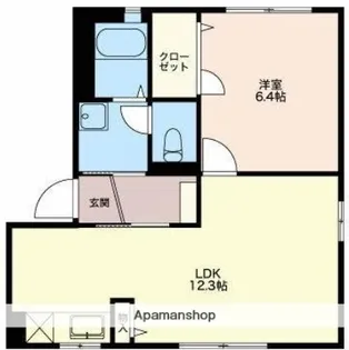 CEDLE 三番館【2階】の間取り