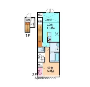 THE MAMS 07【2階】の間取り