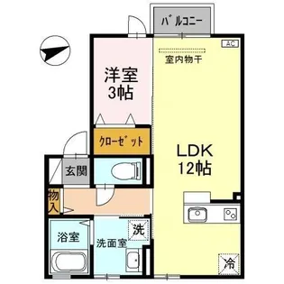 さくらハウス石金【2階】の間取り