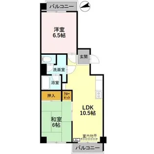 メゾンひまわり【2階】の間取り