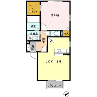 ドゥ・プランタン【2階】の間取り