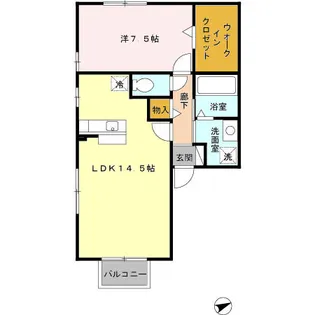 ドゥ・プランタン【2階】の間取り