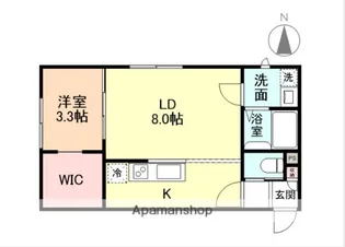 グランスイート森 B棟【2階】の間取り