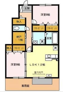 ソルジェンテ【1階】の間取り