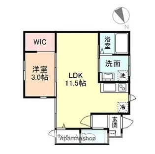 FELICE久方Ⅱ【1階】の間取り