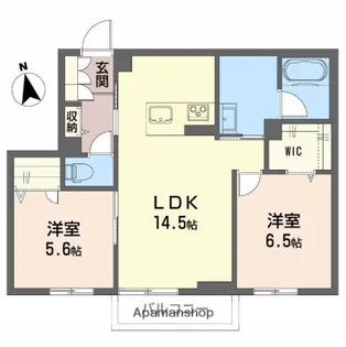 シャーメゾンMⅡ【1階】の間取り