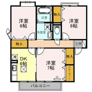 アザレアパーク L【1階】の間取り