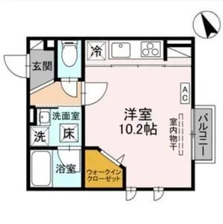 パチオーリ五福【1階】の間取り