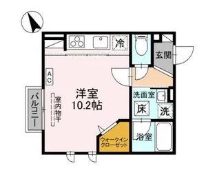 パチオーリ五福【1階】の間取り