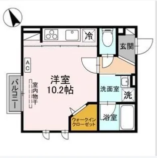 パチオーリ五福【2階】の間取り