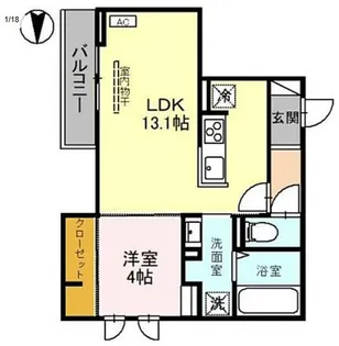 DーGRANDE元町【3階】の間取り