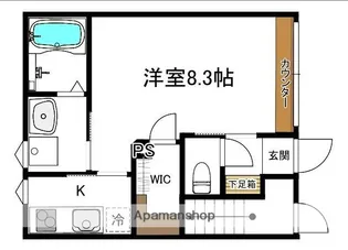 パルク1【2階】の間取り