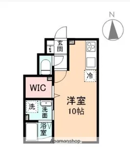 EDGEMOMENT婦中【1階】の間取り