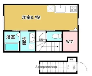 EDGEMOMENT長江【2階】の間取り