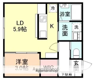 AILE【1階】の間取り