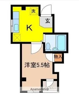 ひまわりハイツ【3階】の間取り