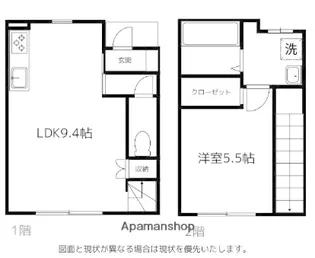 GOOD HILLS 金泉寺 Ⅰ【1階】の間取り
