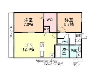 アルカンシエル【3階】の間取り