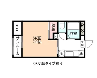 グリーンヒルズ1号館【4階】の間取り
