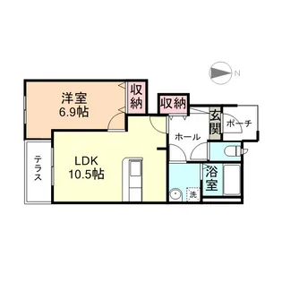 メゾン・ド・アイ【1階】の間取り