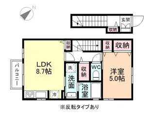 DーROOMルフィー【2階】の間取り