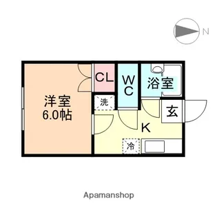 サザンハウス【106号室】の間取り
