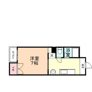 コーポラス春日【3階】の間取り