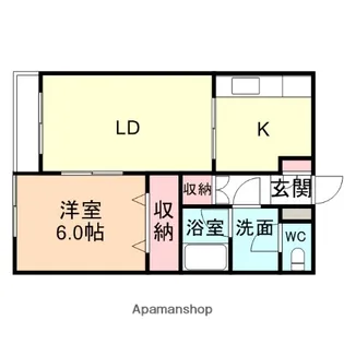 ティファニーⅡ【1階】の間取り