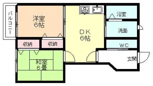 メゾンMS・B【1階】の間取り