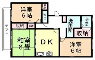 あおばハイツ【2階】の間取り