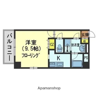 ファースト・レーベン大手町【7階】の間取り