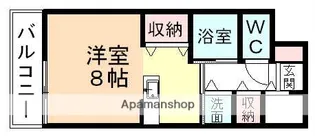 ディアコート天正寺【208号室】の間取り