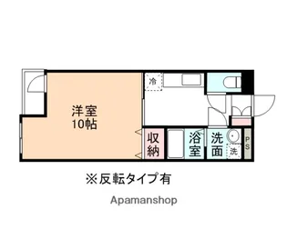 ハイツ茶屋町【310号室】の間取り