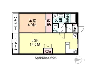石金エクセレントビル【3階】の間取り