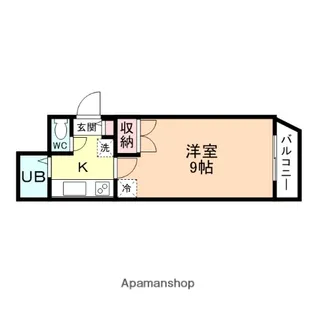 イナリハイツ【4階】の間取り