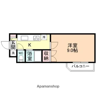 イナリハイツ【4-A号室】の間取り