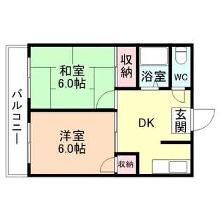 TOAマンション【2階】の間取り
