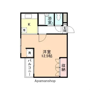 レアリゼ花見橋【202号室】の間取り