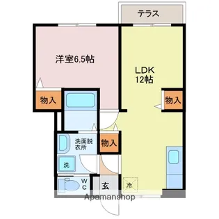シルエーラ・あきのⅡ【104号室】の間取り