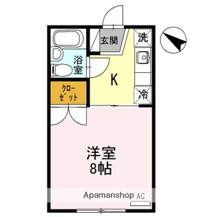 プレジールけやき台【1階】の間取り