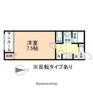 CELEB鵜坂【1階】の間取り