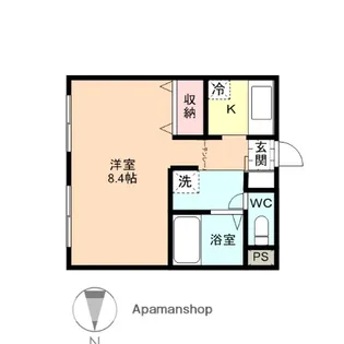 メゾンシューベール【3階】の間取り