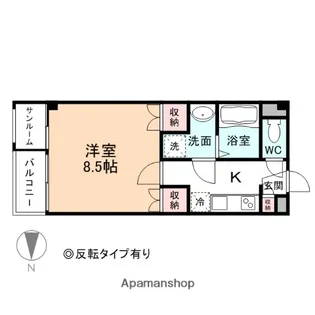 プリズム魚津【3階】の間取り