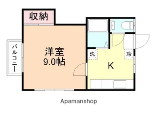 リッツ下轡田【201号室】の間取り