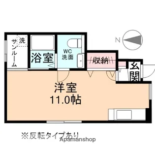 WHITE SQUARE【1階】の間取り