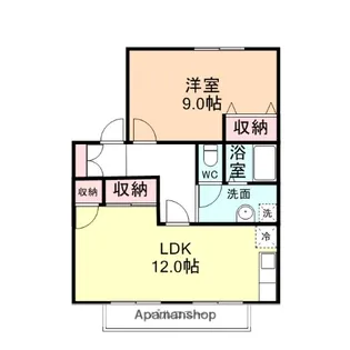 メゾン・カナルパークA【1階】の間取り