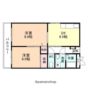 マルゼン村木【3階】の間取り