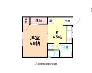 コーポ吉島【201号室】の間取り
